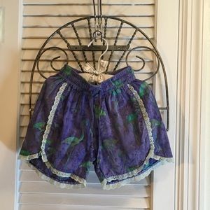💜Batik flamingo shorts